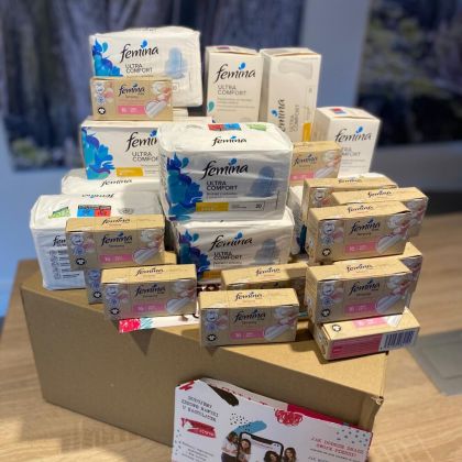 Produkty menstruacyjne z Akcja Menstruacja