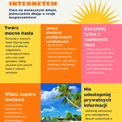 PLAKAT BEZPIECZNE WAKACJE PLAKAT BEZPIECZNE WAKACJE