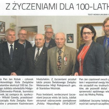 Fragment artykułu z Gazety Łomiankowskiej.